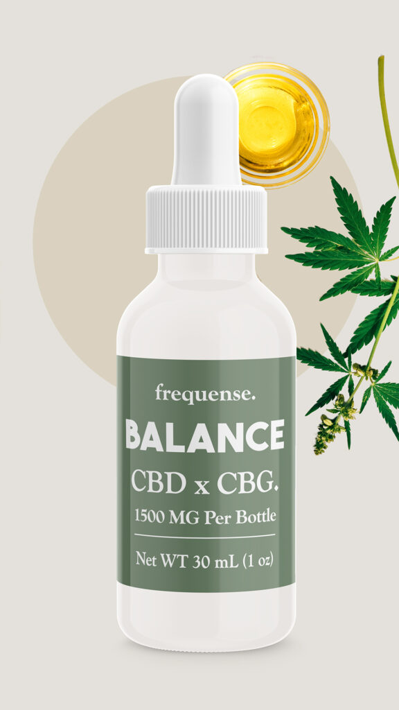 frequense BALANCE cbdcbg drops tincture endocannabinoids
