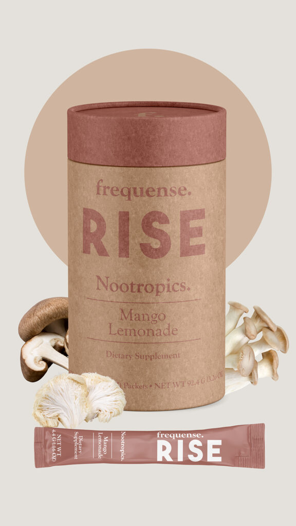 frequense RISE nootropics frequency organic mushroom supplements