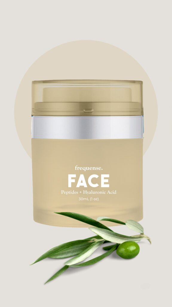 frequense face cream, best skin care products, natural, botox-like, moisturizer, peptides, hyaluronic acid