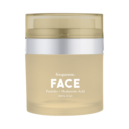 frequense FACE revitalizing moisturizer with peptides hyaluronic acid