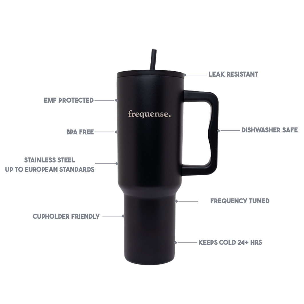 frequense. Black Tuned Handle Tumbler - Image 2